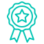 An icon of an achievement tie